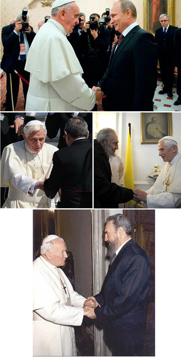 Francis Upholds Raul Castro, Tyrant Of Cuba